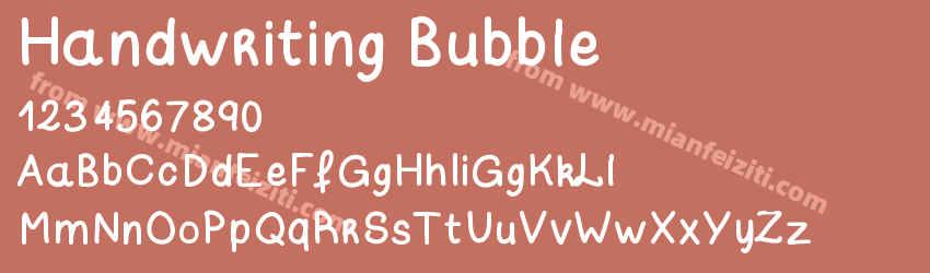 Handwriting Bubble预览图1