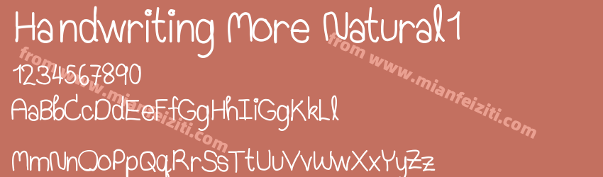 Handwriting More Natural1预览图1