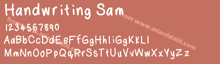 Handwriting Sam预览图1