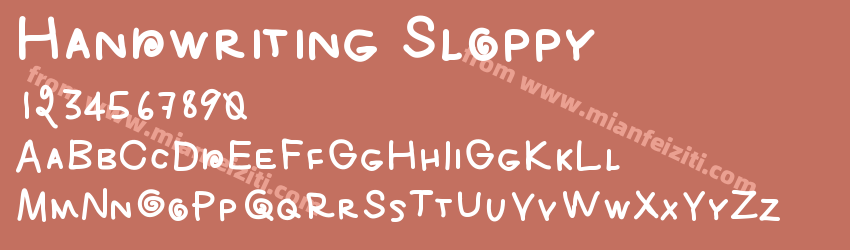 Handwriting Sloppy预览图1 Handwriting Sloppy预览图1