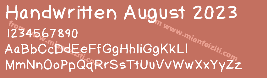 Handwritten August 2023预览图1