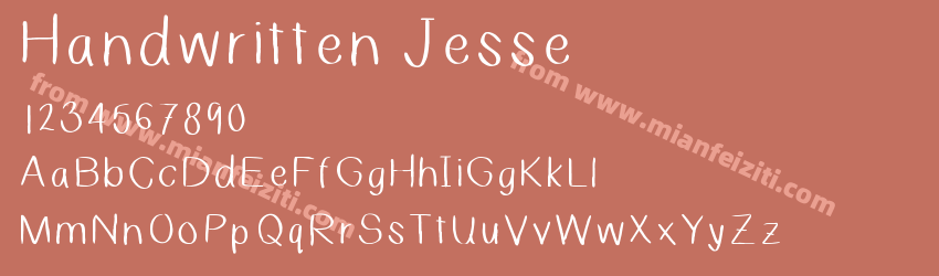 Handwritten Jesse预览图1