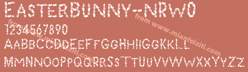 EasterBunny-nRw0字体预览