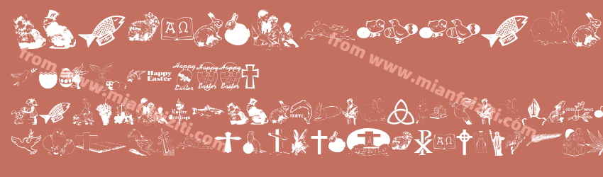 Eastercollage-KOMp字体预览