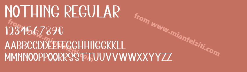Nothing Regular预览图1