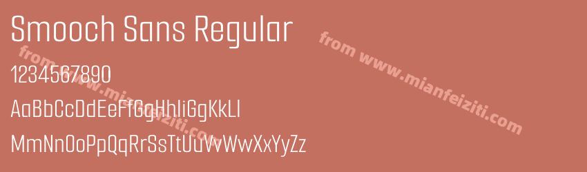 Smooch Sans Regular预览图1 Smooch Sans Regular预览图1