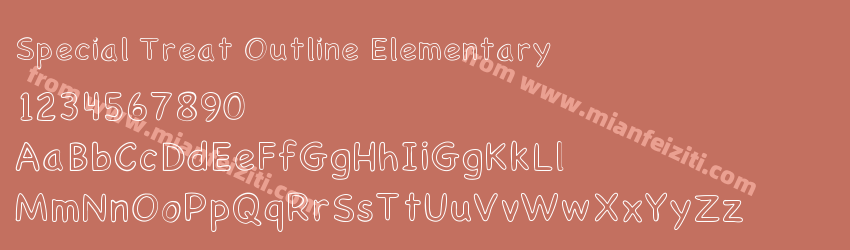 Special Treat Outline Elementary预览图1