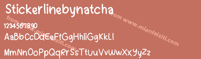 Stickerlinebynatcha预览图1