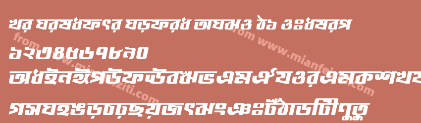 Li Niladri Nodia ANSI V1 Italic预览图1