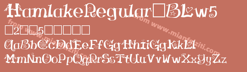 Hamlake Regular B Lw5预览图1