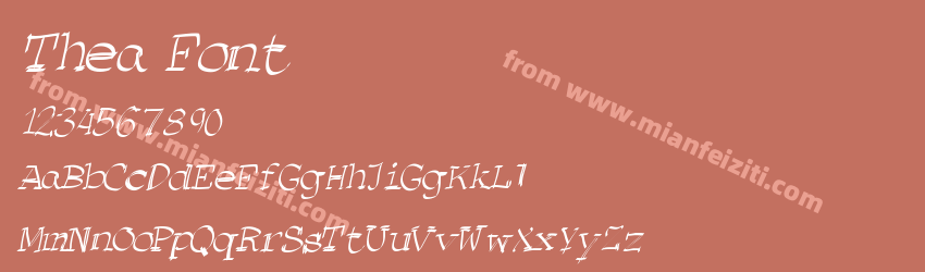 Thea Font预览图1