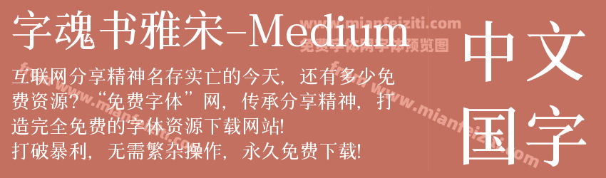 字魂 书雅宋-Medium预览图1