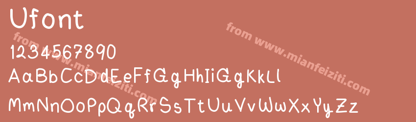 Ufont预览图1