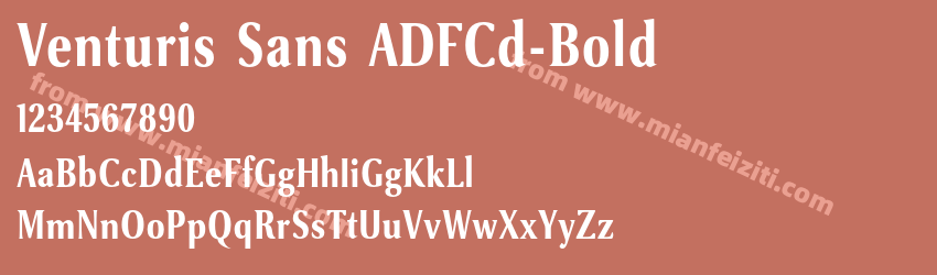 Venturis Sans ADFCd-Bold预览图1