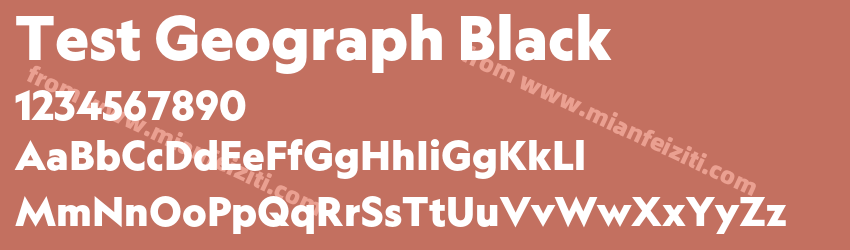 Test Geograph Black预览图1