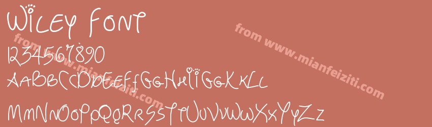 Wiley Font预览图1