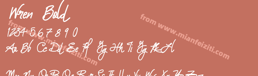 Wren Bold预览图1