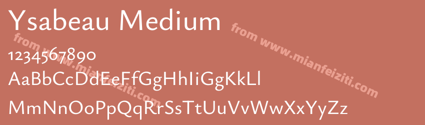Ysabeau Medium预览图1