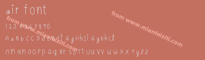 air font预览图1