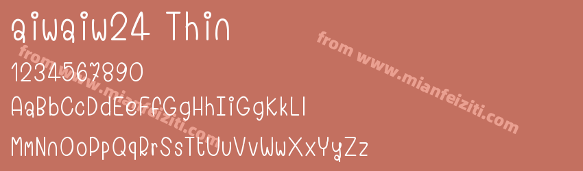aiwaiw24 Thin预览图1
