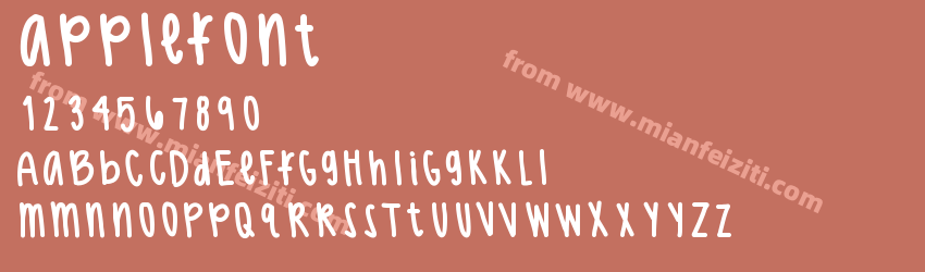 applefont预览图1
