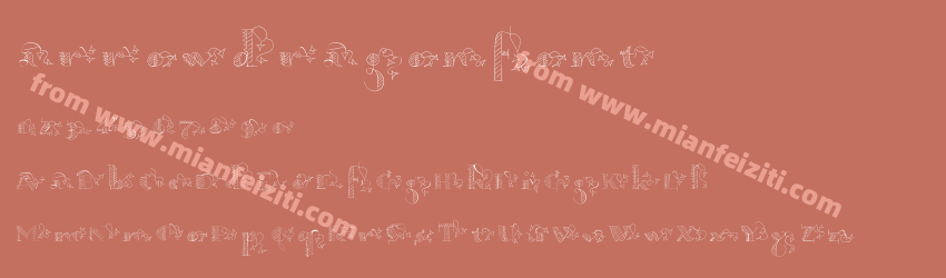 arrowdragonfont预览图1
