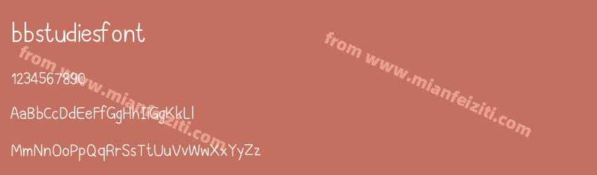 bbstudiesfont预览图1 bbstudiesfont预览图1