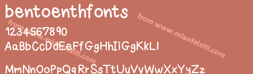 bentoenthfonts预览图1