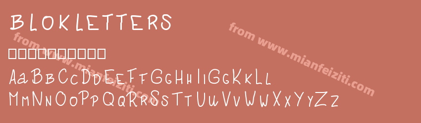 blokletters预览图1