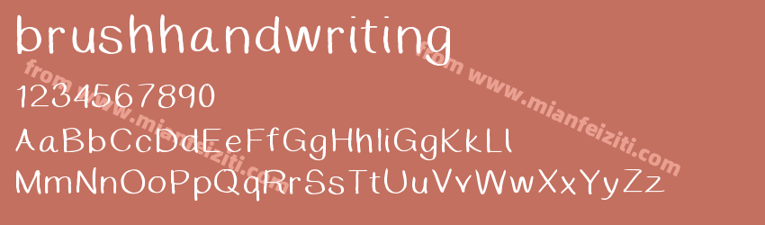 brushhandwriting预览图1