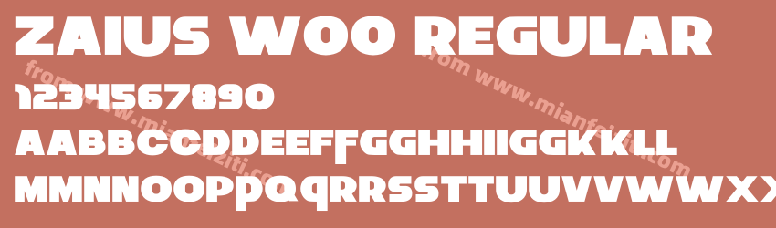 Zaius W00 Regular预览图1