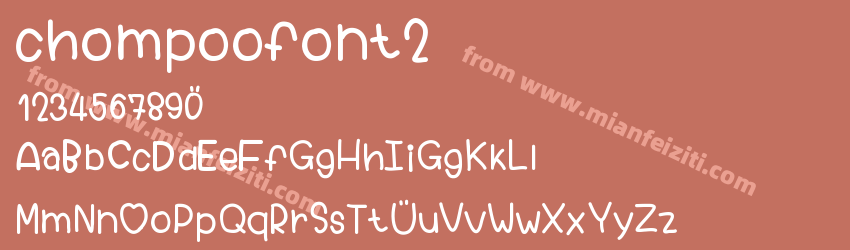 chompoofont2预览图1