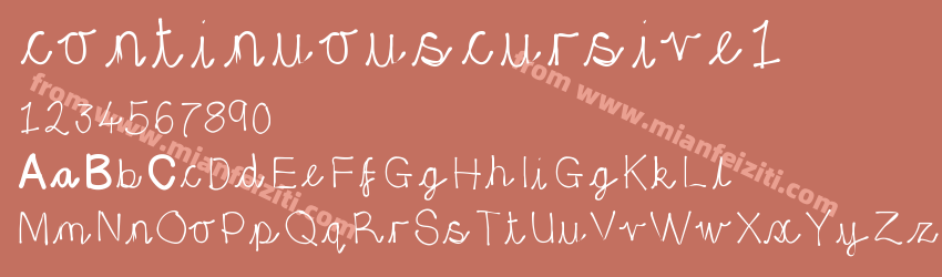 continuouscursive1预览图1