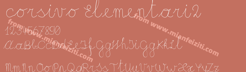 corsivo Elementari2预览图1