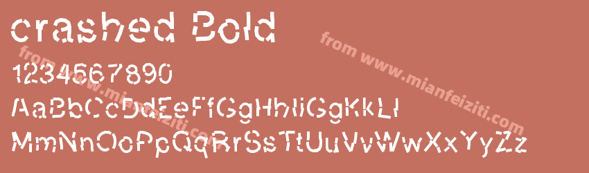 crashed Bold预览图1