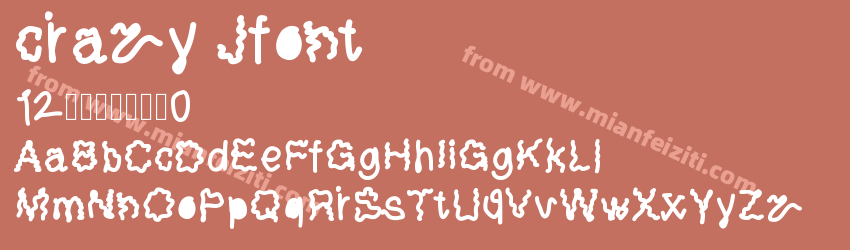 crazy Jfont预览图1