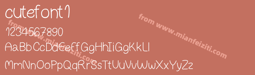 cutefont1预览图1