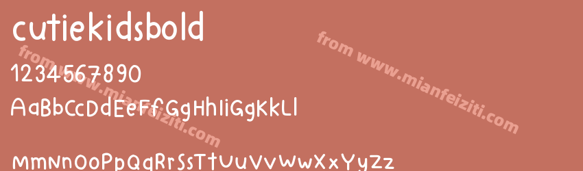 cutiekidsbold预览图1
