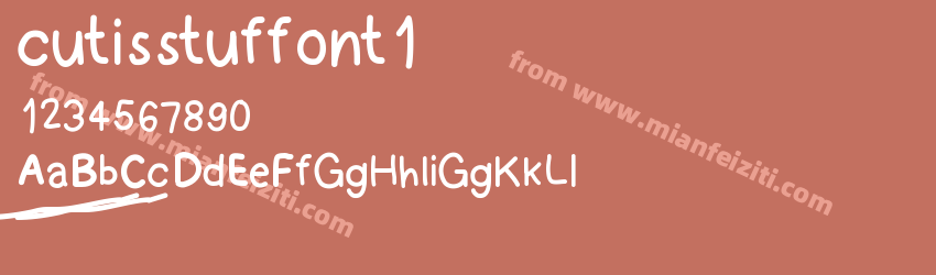 cutisstuffont1预览图1