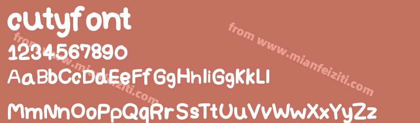 cutyfont预览图1