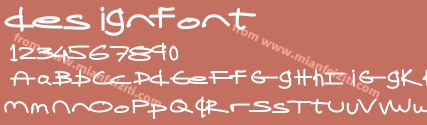 designfont预览图1