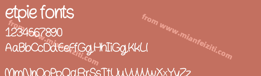 etpie fonts预览图1