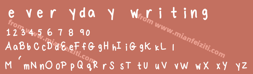 everyday writing预览图1