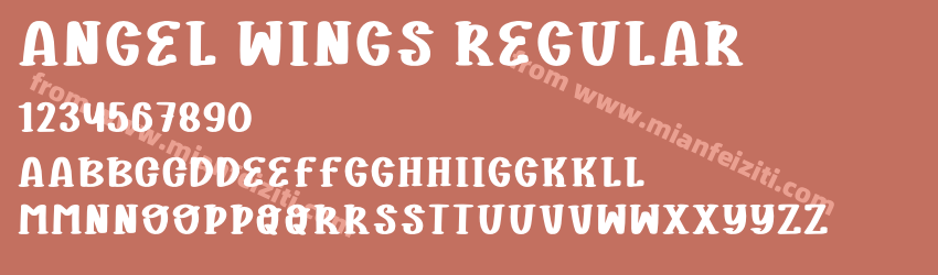Angel Wings Regular预览图1