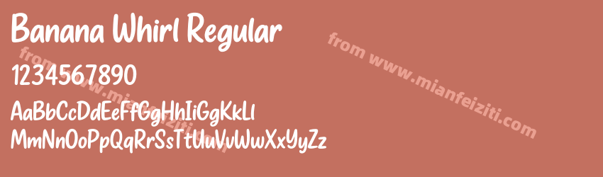Banana Whirl Regular预览图1