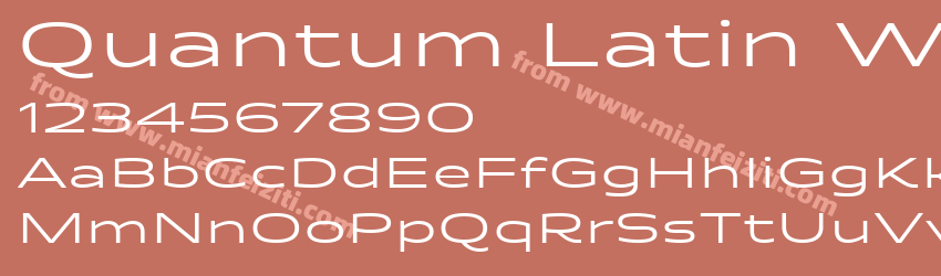 Quantum Latin W03 Regular预览图1