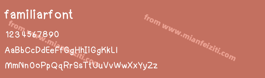 familiarfont预览图1