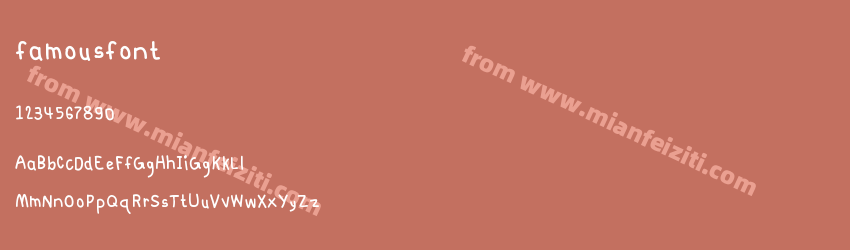 famousfont预览图1