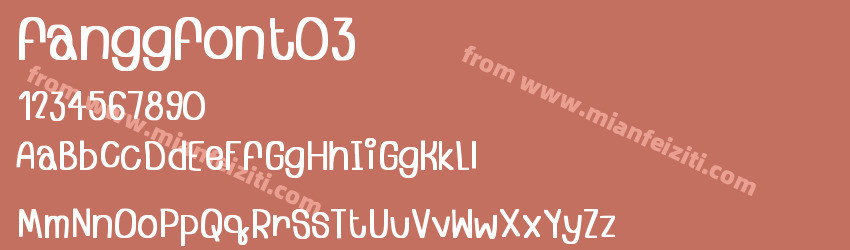 fanggfont03预览图1