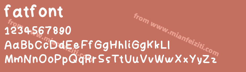 fatfont预览图1